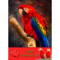 Parrot Valentine's Day Card