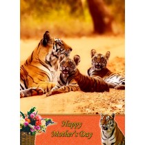 Tiger Mother's Day Card