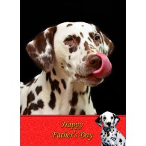 Dalmatian Father's Day Card