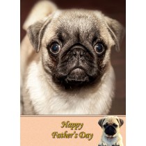 Pug Father's Day Card