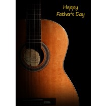 Guitar Fathers Day Card