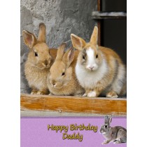 Personalised Rabbit Card