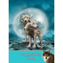 Personalised Wolf Card