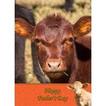 Cow Father's Day Card