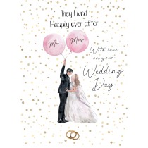 Wedding Congratulations Card (White)