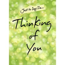 Thinking of You Card (Just to Say)