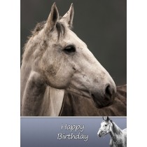 Horse Birthday Card