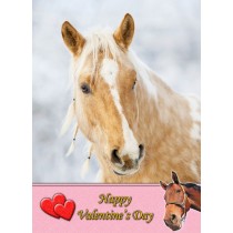 Horse Valentine's Day Card