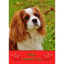 Cavalier King Charles Spaniel Valentine's Day Card