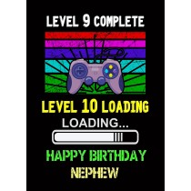 Nephew 10th Birthday Card (Gamer, Design 2)