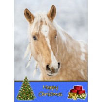 Horse christmas card