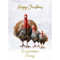 Christmas Card For Family (Turkey)