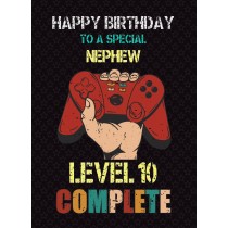 Nephew 11th Birthday Card (Gamer, Design 3)