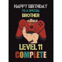 Brother 12th Birthday Card (Gamer, Design 3)