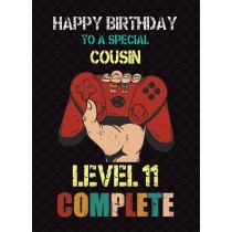 Cousin 12th Birthday Card (Gamer, Design 3)