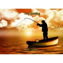 Personalised Fishing Card