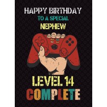 Nephew 15th Birthday Card (Gamer, Design 3)