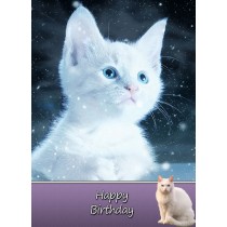 Cat Birthday Card