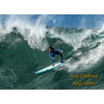 Personalised Surfing Card