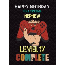 Nephew 18th Birthday Card (Gamer, Design 3)