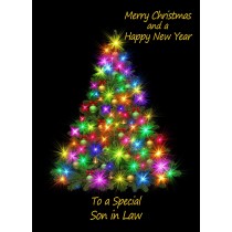 Christmas New Year Card For Son in Law