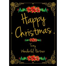 Christmas Card For Partner (Wonderful)