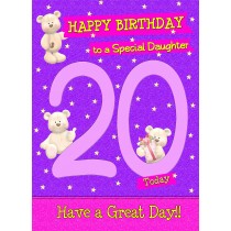 20 Today Birthday Card (Daughter)