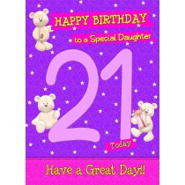 21 Today Birthday Card (Daughter)