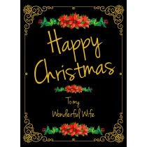 Christmas Card For Wife (Wonderful)