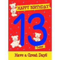 13 Today Birthday Card