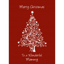 Christmas Card For Mammy (White Tree)
