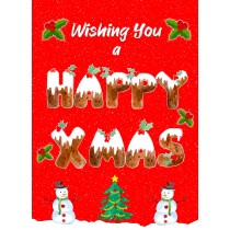 Happy Xmas Christmas Card