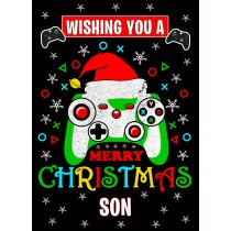 Gamer Christmas Card For Son