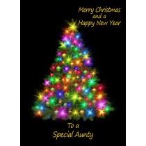 Christmas New Year Card For Aunty