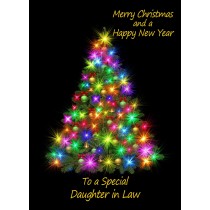 Christmas New Year Card For Daughter in Law
