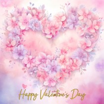 Valentines Day Square Greeting Card (Design 7)
