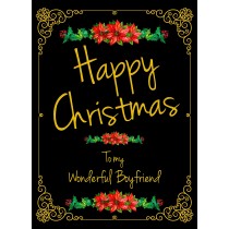 Christmas Card For Boyfriend (Wonderful)