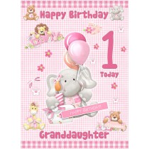 Granddaughter 1st Birthday Card