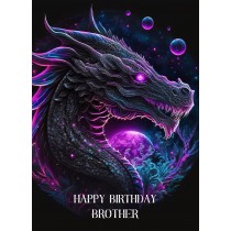 Dragon Birthday Card for Brother