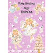 Angel Grandma Christmas Card 'Merry Christmas'