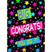 Congratulations Card (You Did It)