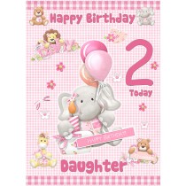 Daughter 2nd Birthday Card