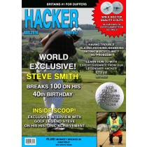 Personalised Mens Golf Hacker Magazine Spoof Birthday Card