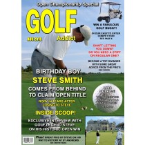 Personalised Mens Golf Addict Magazine Spoof Birthday Card