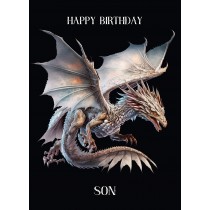 Dragon Birthday Card for Son