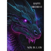 Dragon Birthday Card for Son in Law