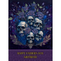 Gothic Skull Fathers Day Card for Grandad