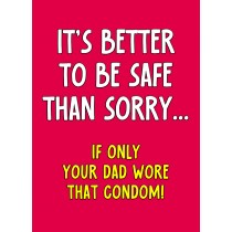 Funny Rude Quote Greeting Card (Design 38)