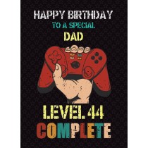 Dad 45th Birthday Card (Gamer, Design 3)