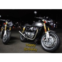 Motorbike Birthday Card